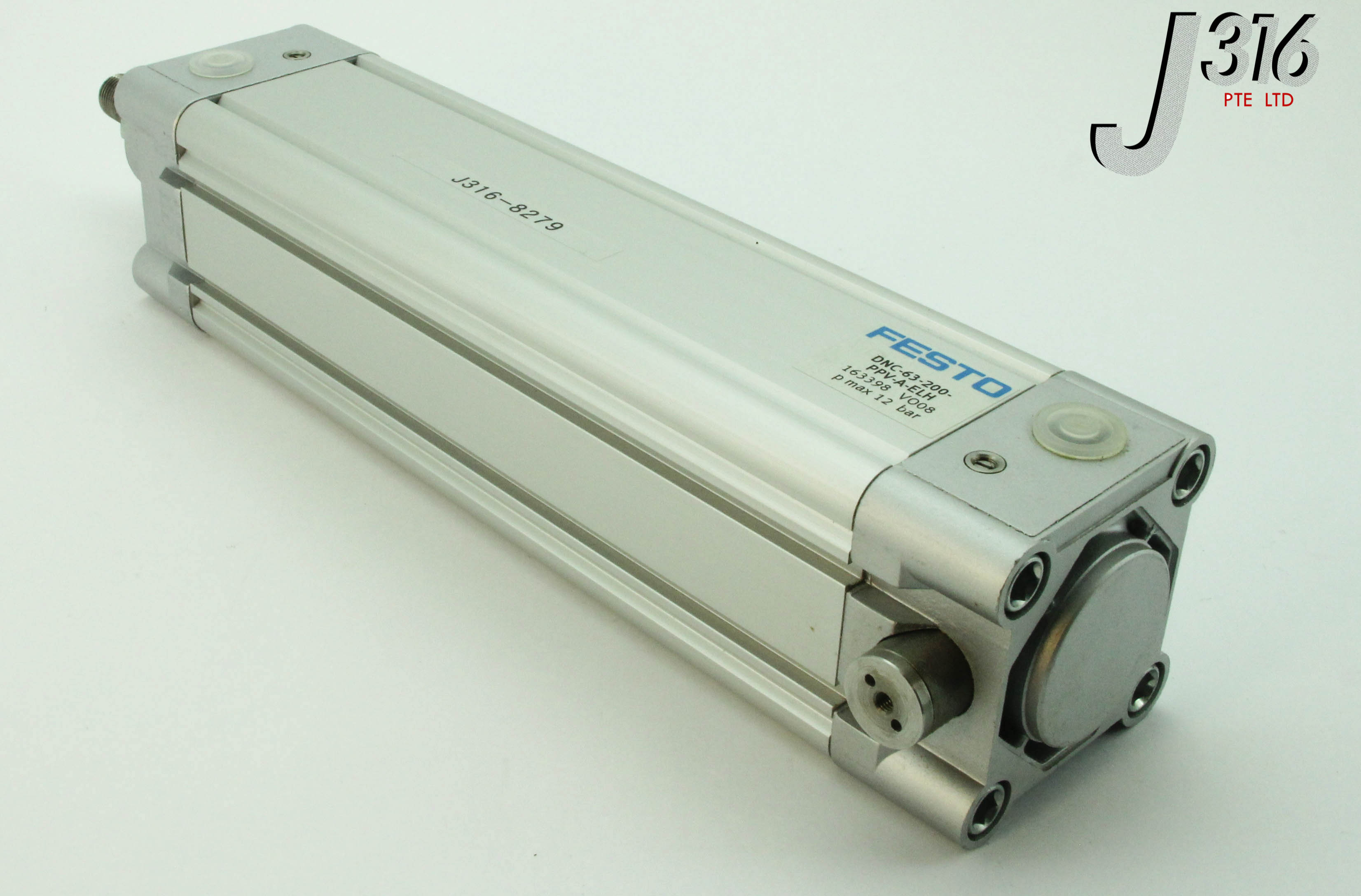 8279 FESTO PNEUMATIC CYLINDER P N 163398 DNC 63 200 PPV A ELH